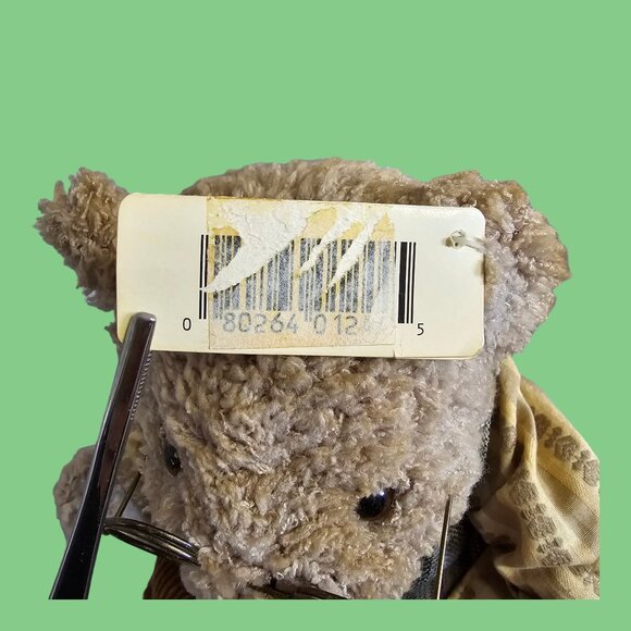 Jerry Elsner Velvet Touch Collection Teddy Bear Plush #1244 Daniel 8" Sitting - Picture 11 of 11